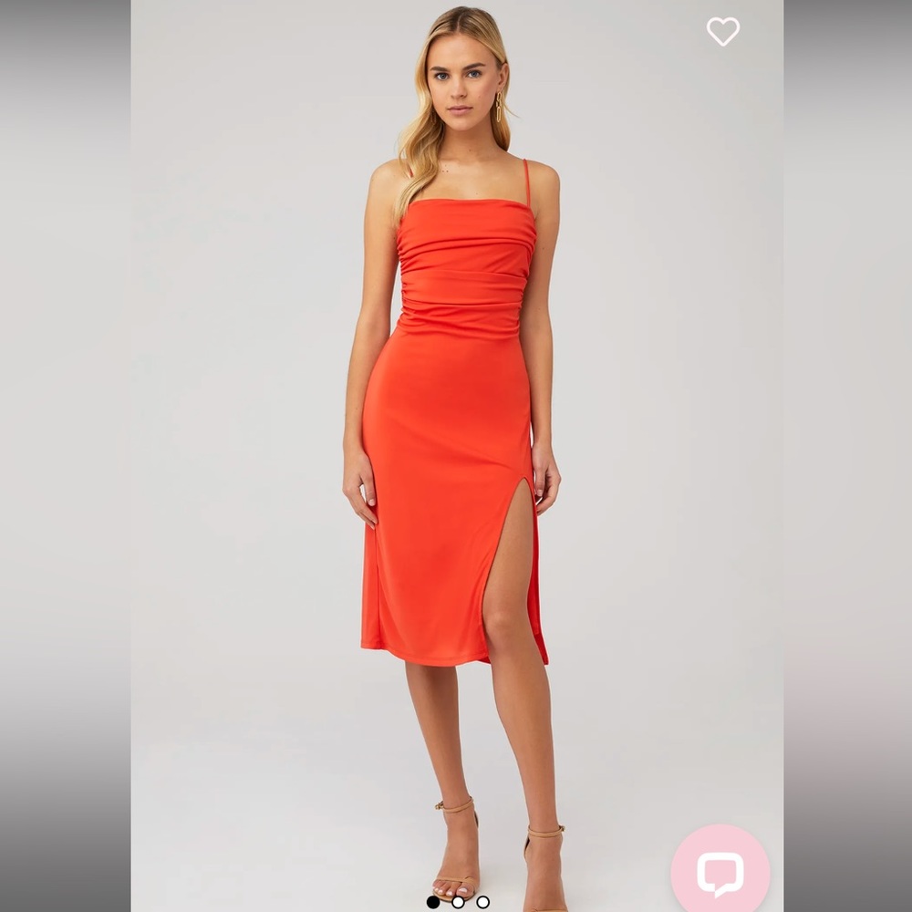 ASTR Geller dress in Hot Red
